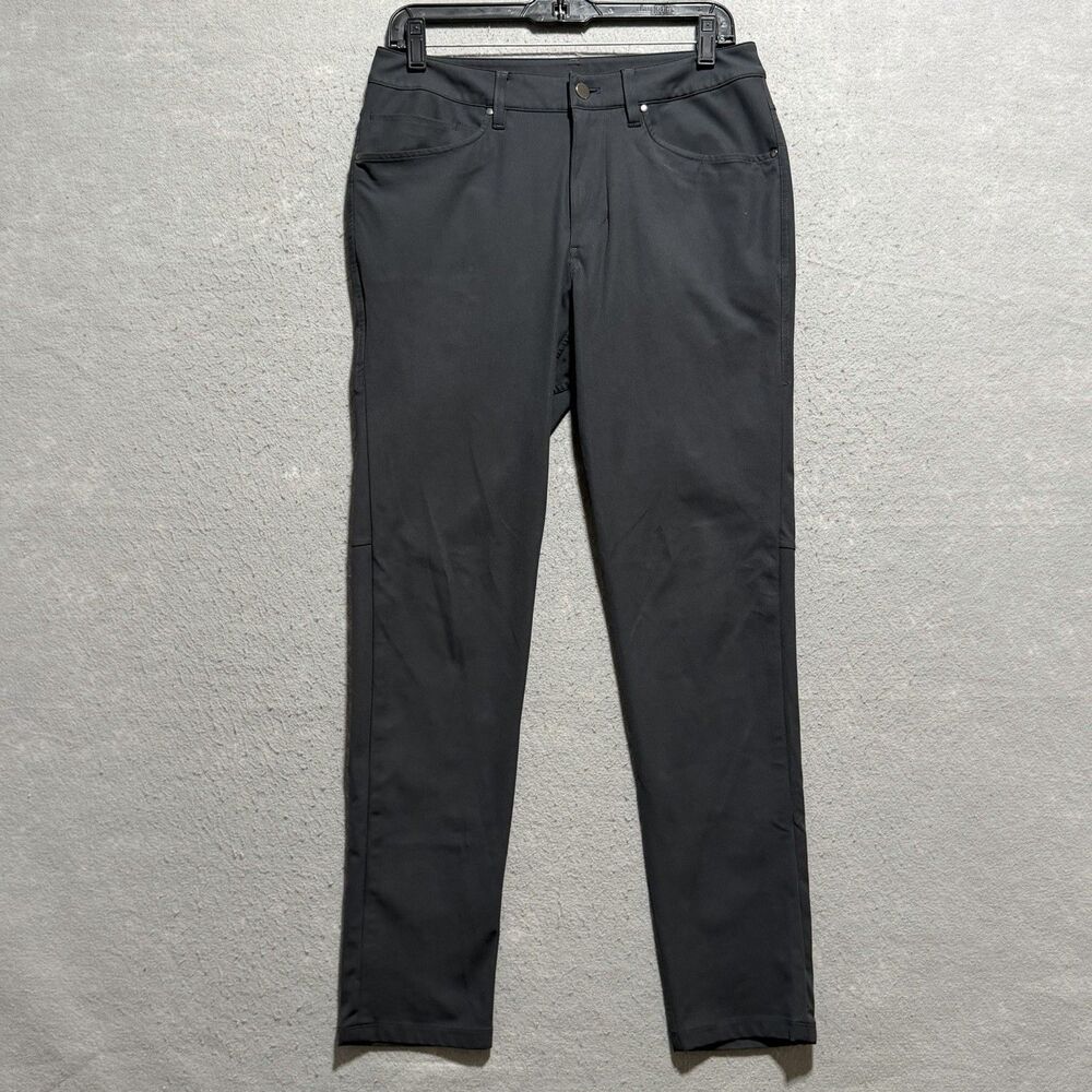 Lululemon Men's ABC Pant Sz 30 Charcoal Slim Fit Warpstreme Athleisure Pockets